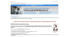 Desktop Screenshot of eyaculacionprecoz.cc