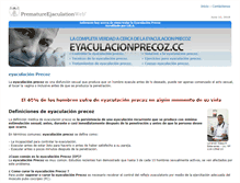 Tablet Screenshot of eyaculacionprecoz.cc