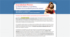 Desktop Screenshot of eyaculacionprecoz.com